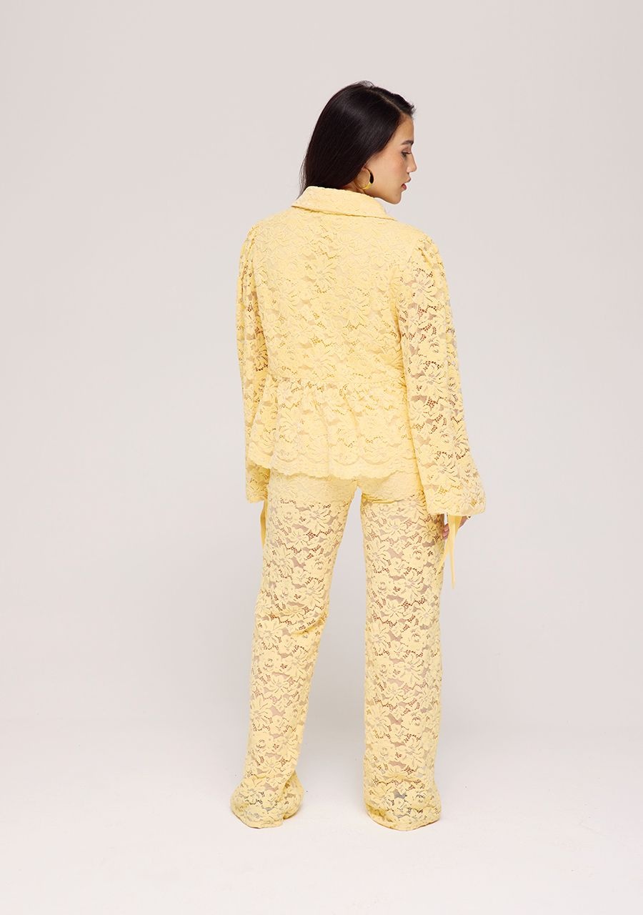 HARPER & YVE Lola Pants Lace Golden Haze