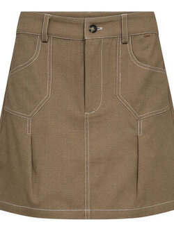 CO'COUTURE Davita CC Mini Rok Crème