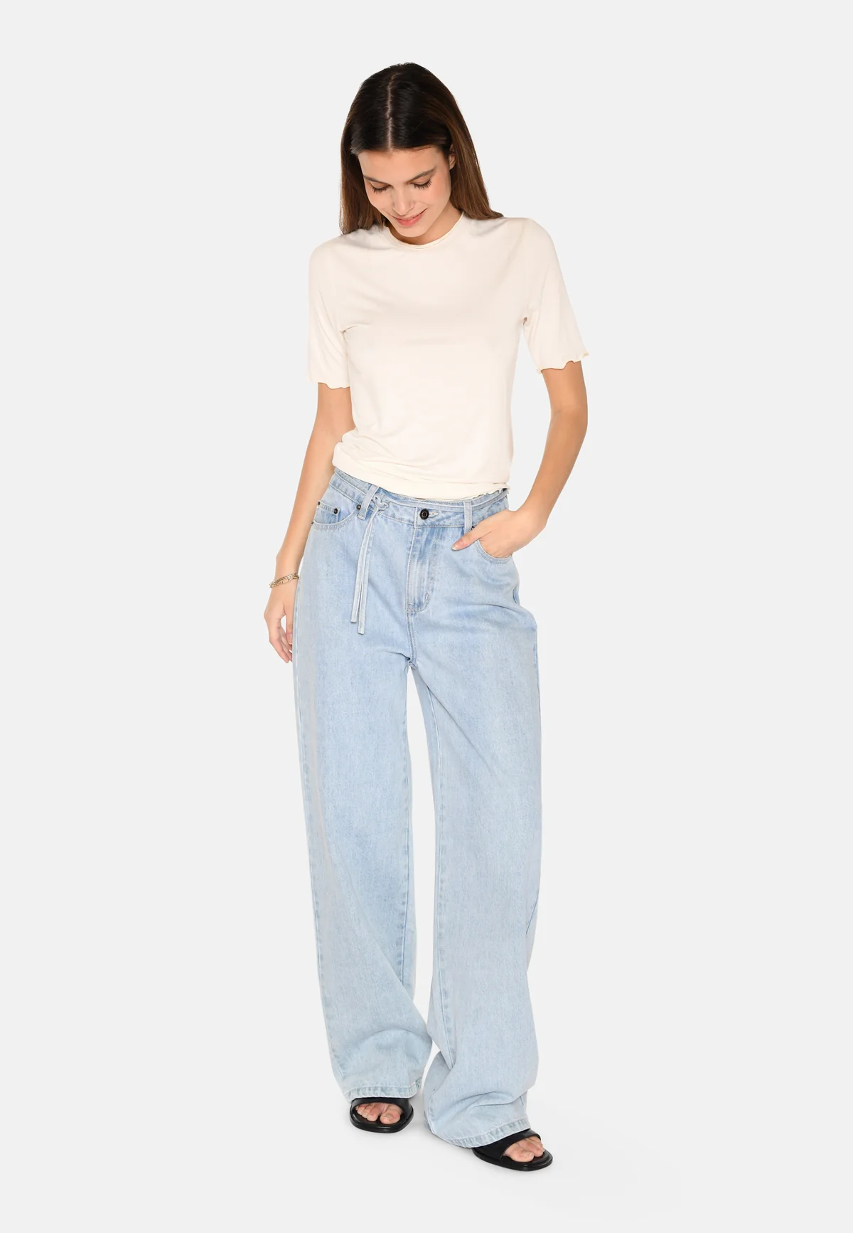 MOVES Adanna Jeans Light Blue