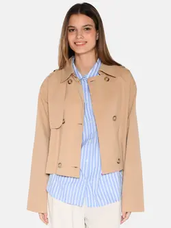 MOVES Amary Trenchcoat Crème