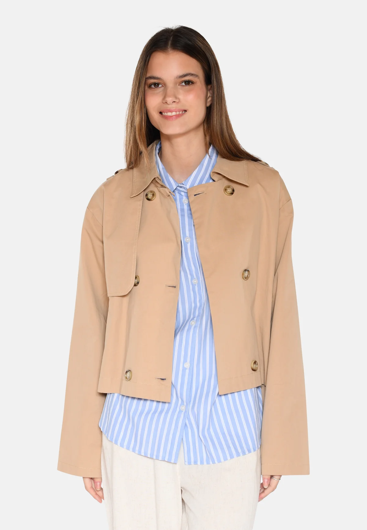MOVES Amary Trench Jacket Cornstalk