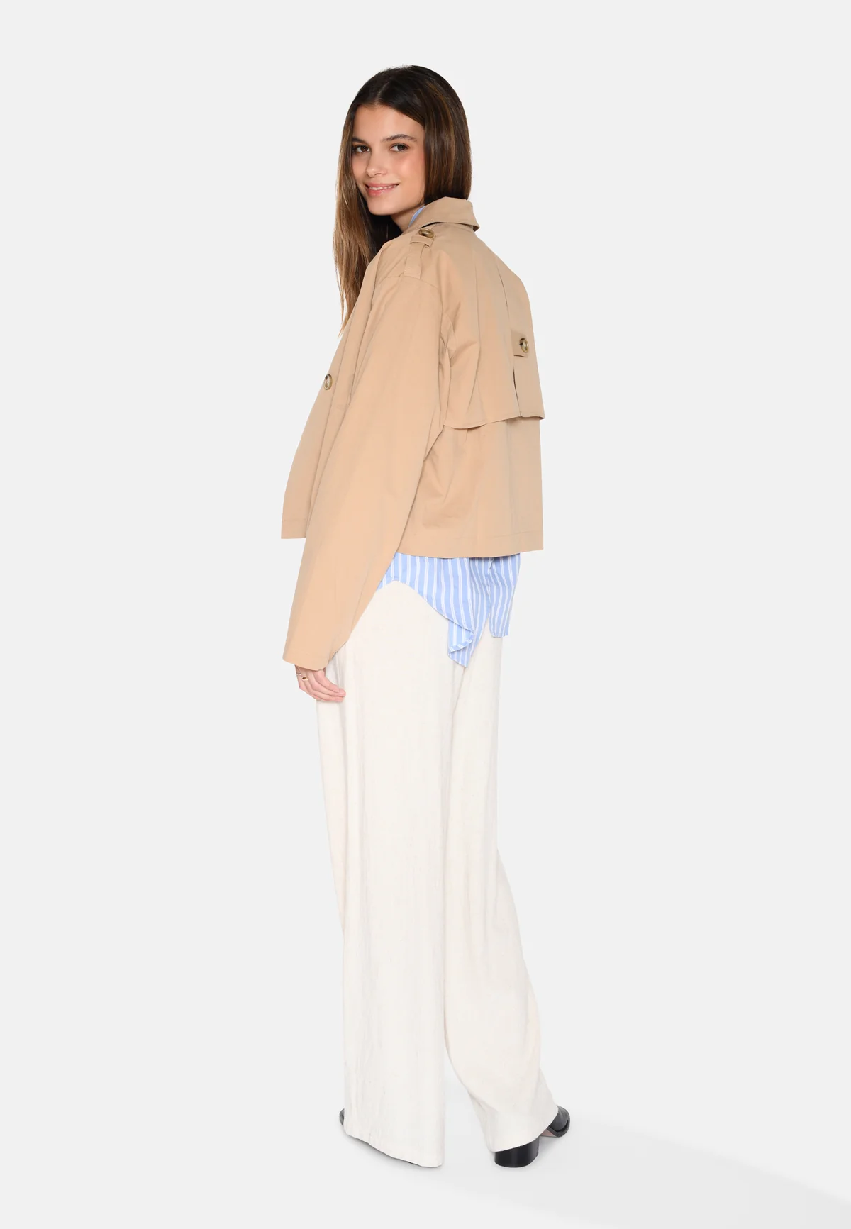 MOVES Amary Trench Jacket Cornstalk