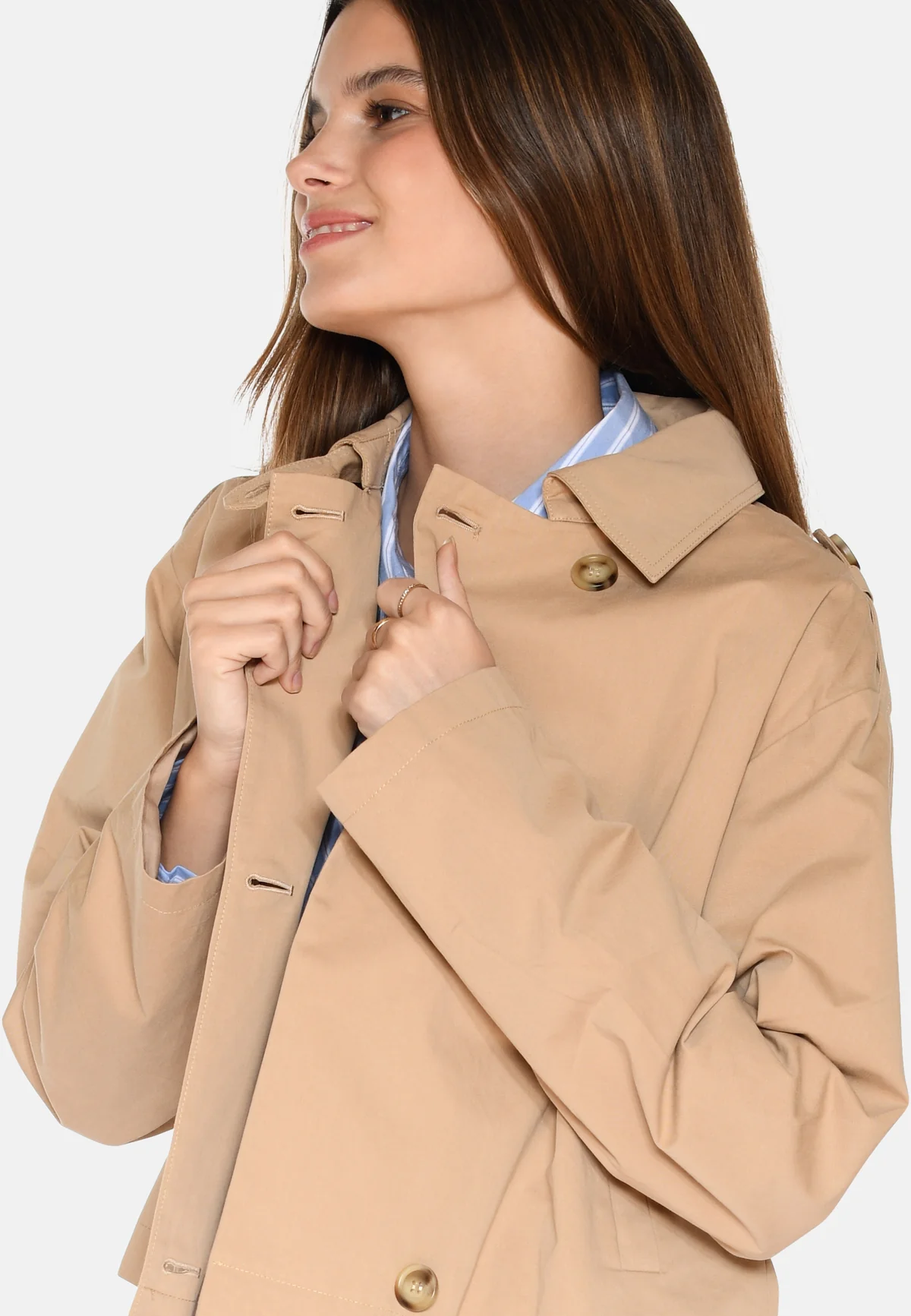 MOVES Amary Trench Jacket Cornstalk