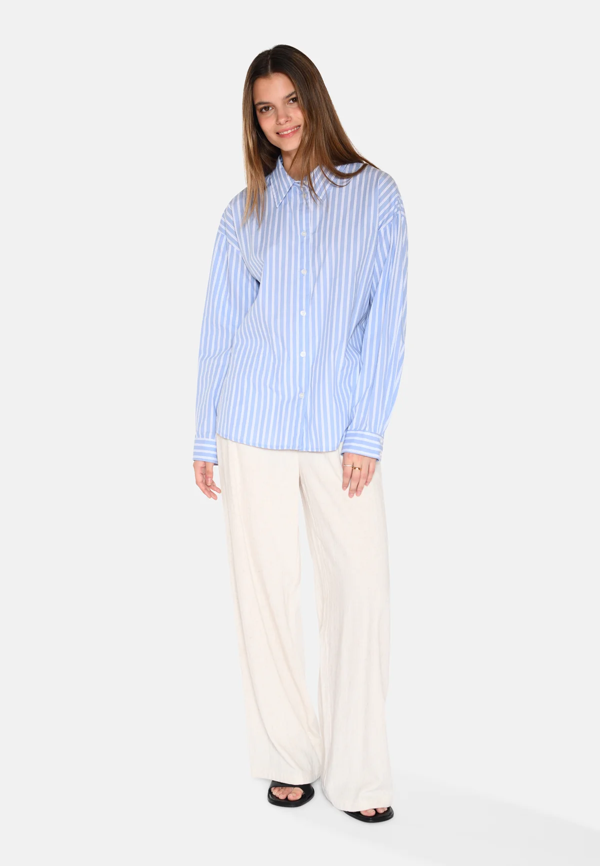 MOVES Almira Long Sleeved Shirt - Blue Bell