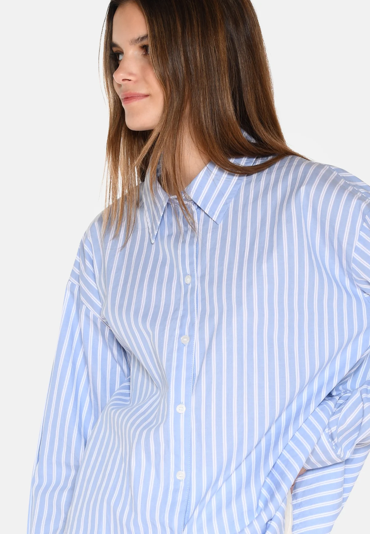 MOVES Almira Long Sleeved Shirt - Blue Bell