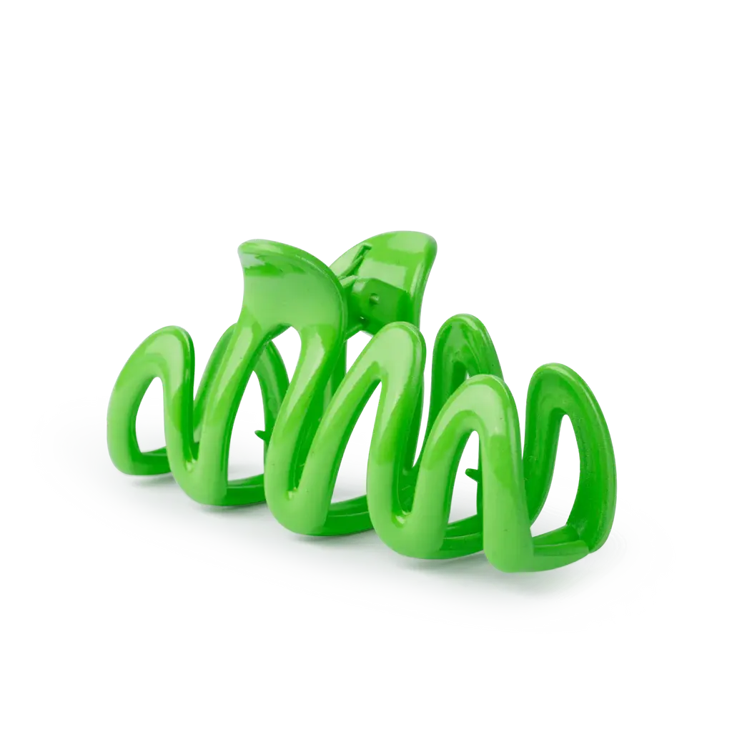 SUI AVA Sketch Big Hairclip Green