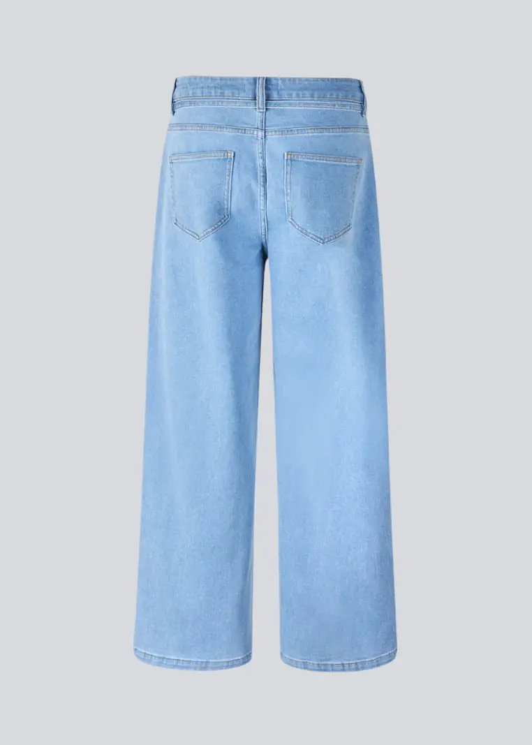 MODSTROM Isolde MD Effen Broek Lichtblauw Gewassen