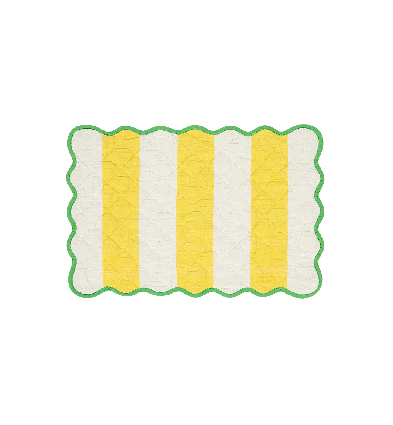 ANNA&NINA Easter Striped Scalloped Placemat