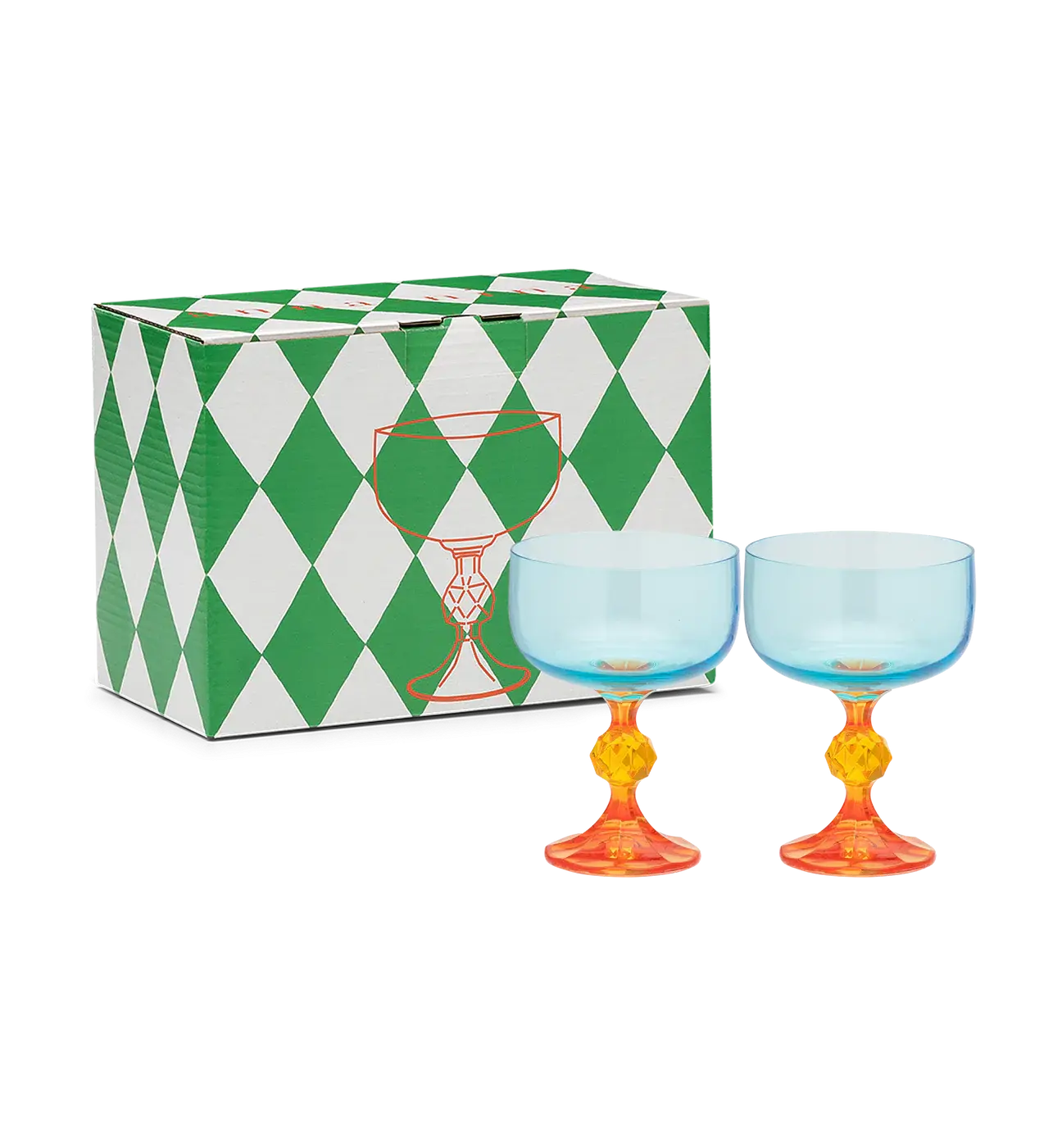 ANNA&NINA Paradise Cocktail Glass Set of 2