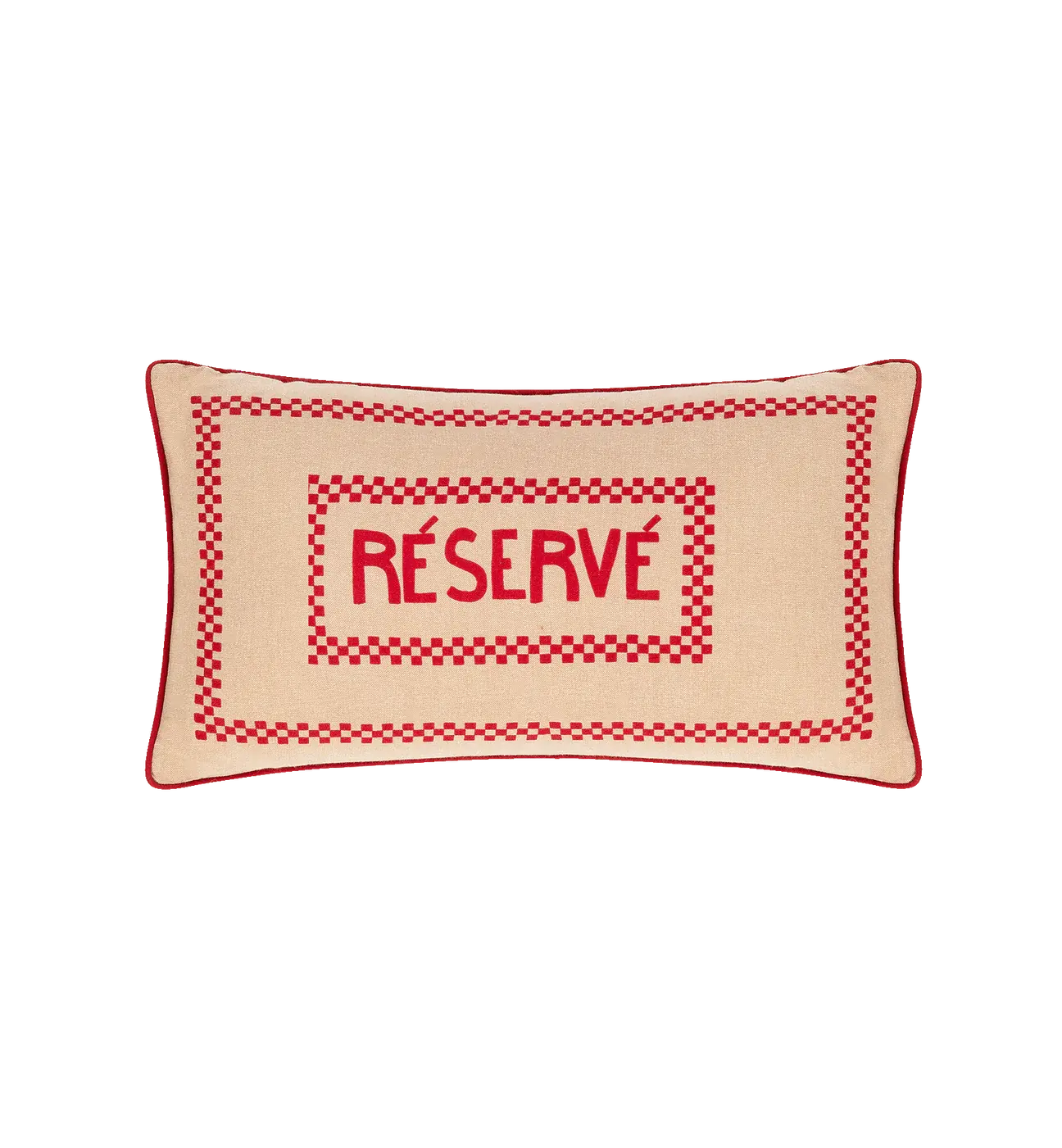 ANNA&NINA Résérve Cushion Red Beige