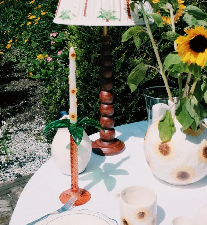ANNA&NINA Sunflower 3D Candle Set of 2