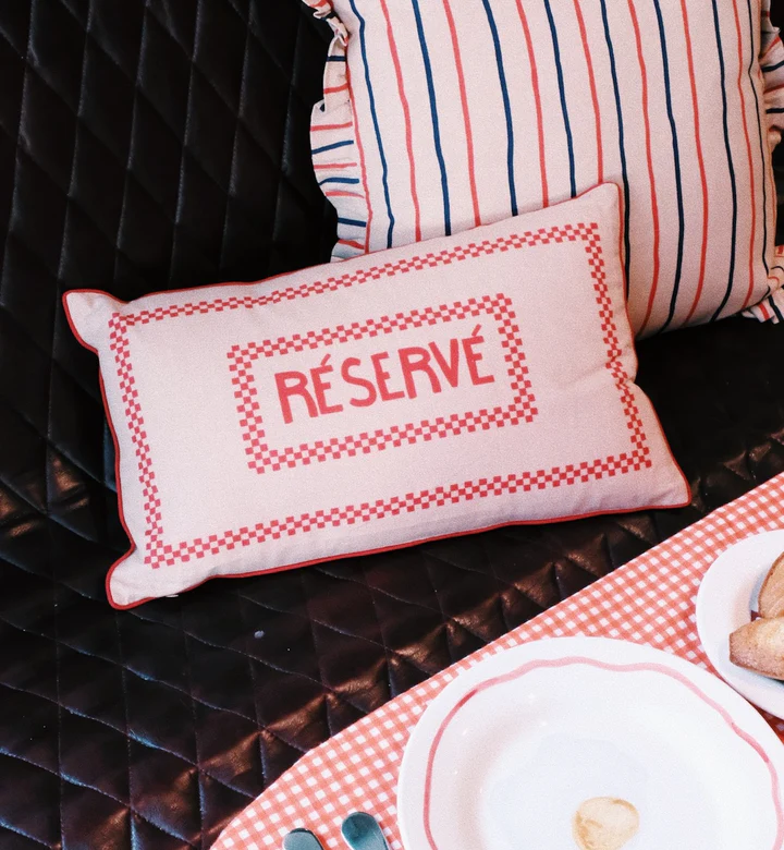 ANNA&NINA Résérve Cushion Red Beige