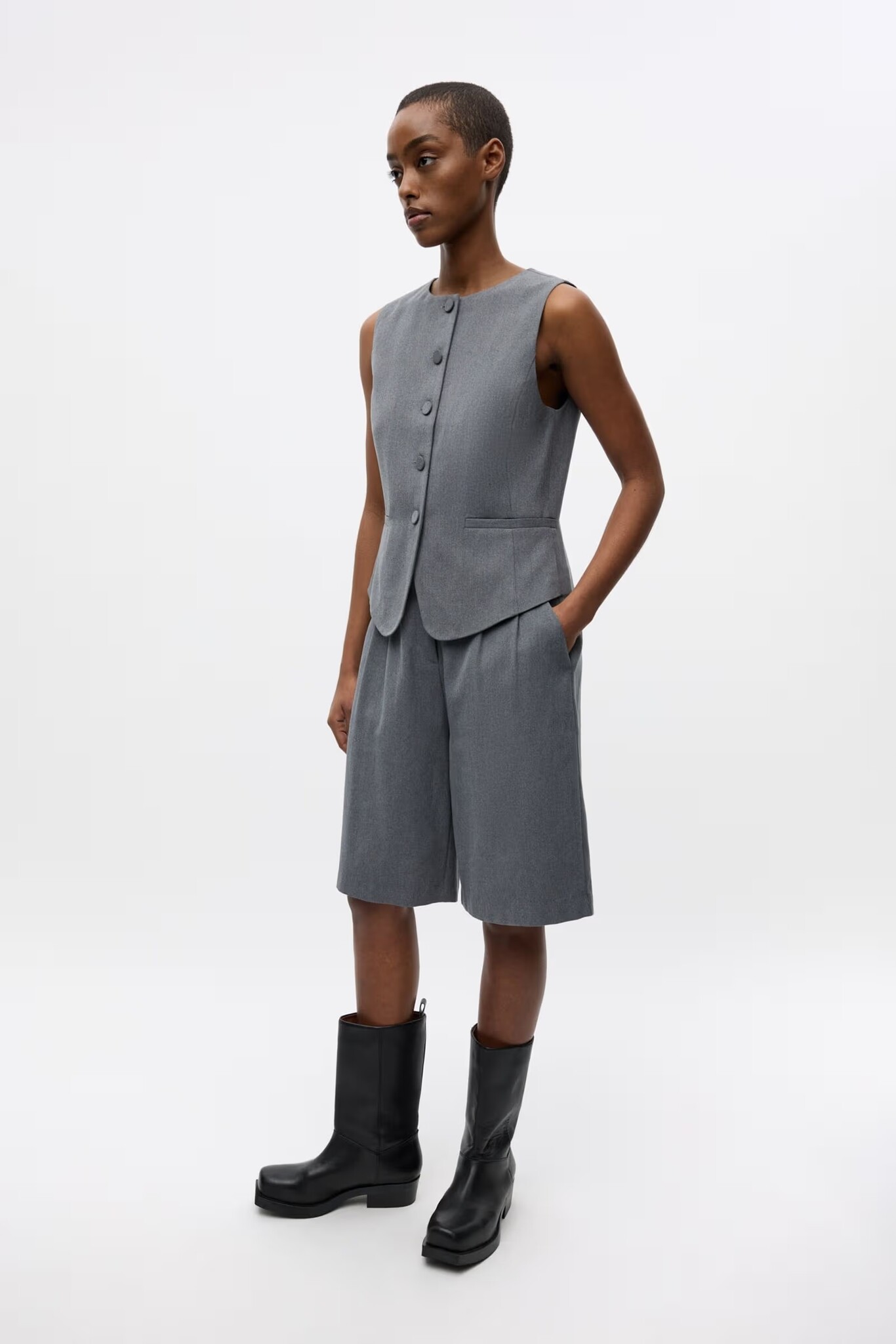 ENVII Endore O-N Vest Mid Grey