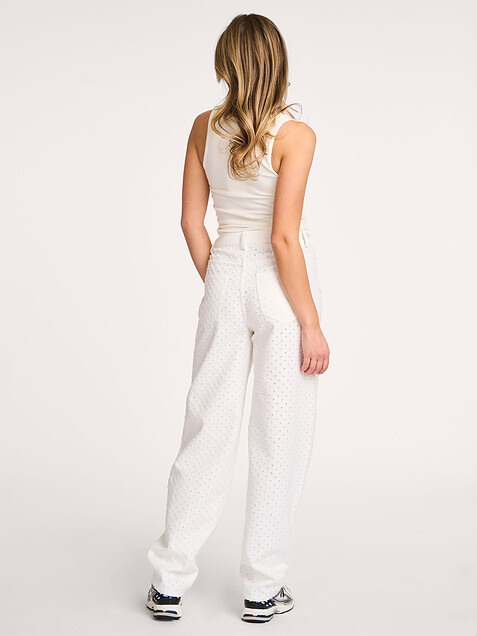 CO'COUTURE Holly CC Barrel Pants White
