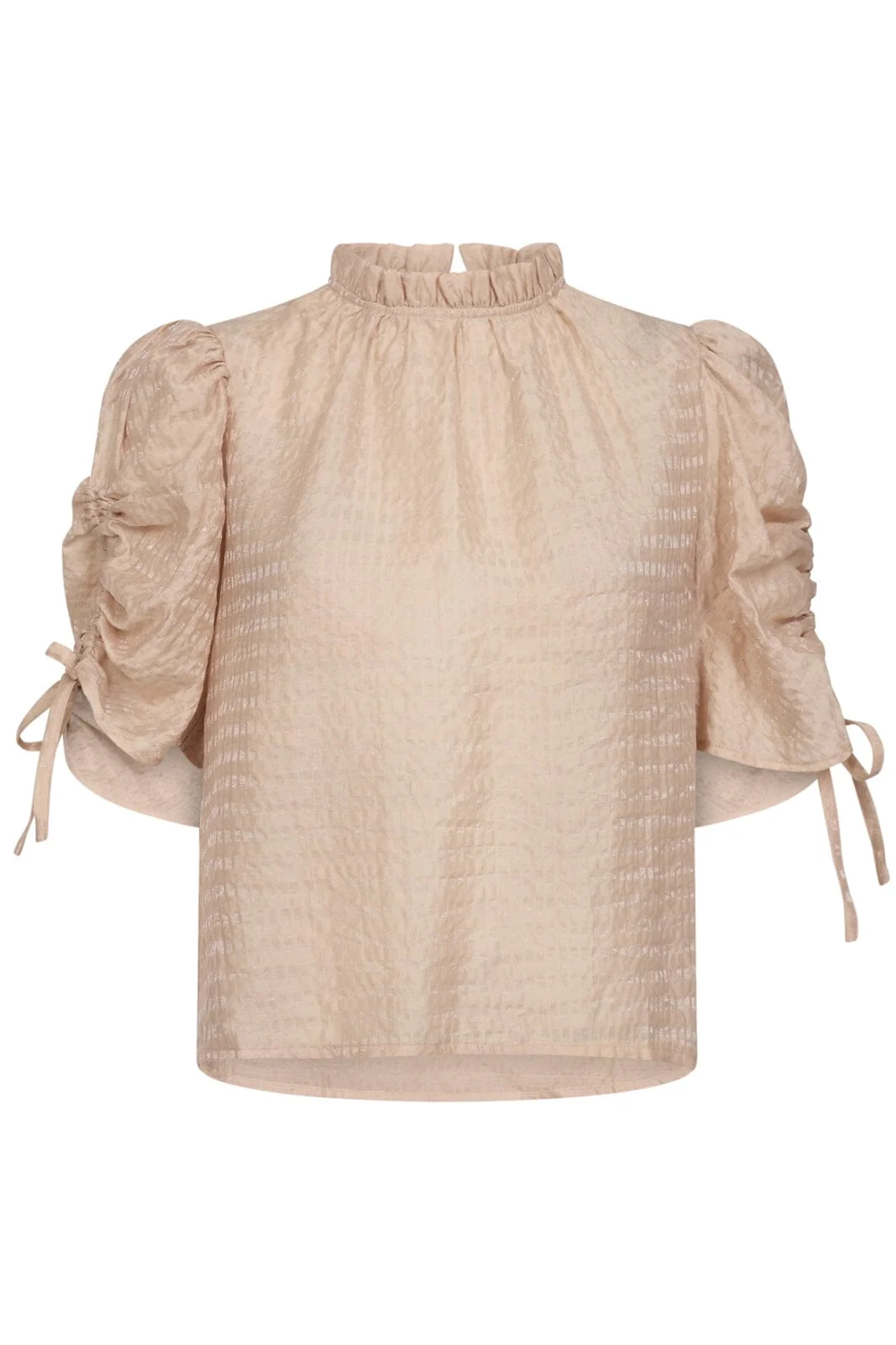 CO'COUTURE CharlieCC SS Puff Blouse Powder
