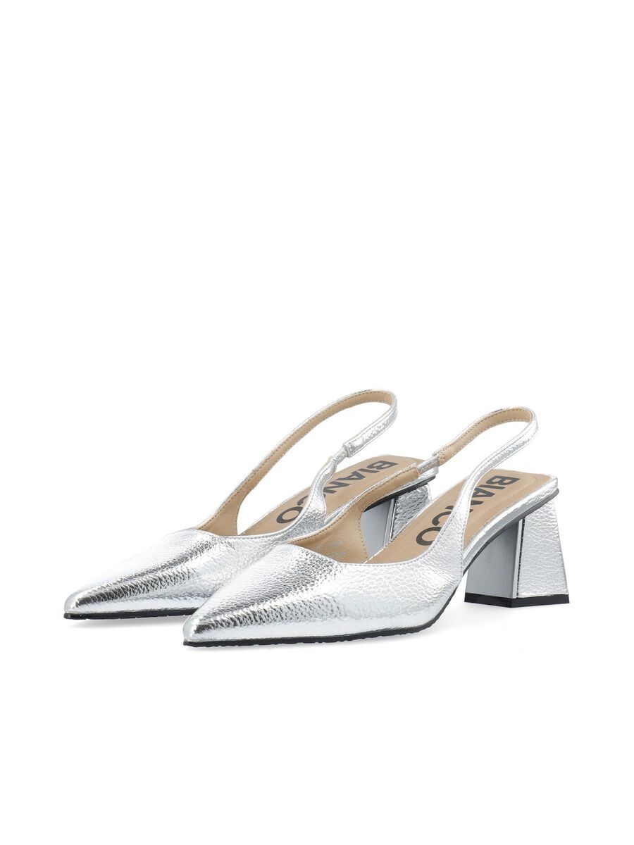 BIANCO Biamaralyn Slingback Metallic Silver