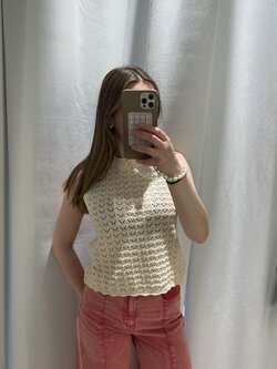 MM Nas Knitted Top Ecru
