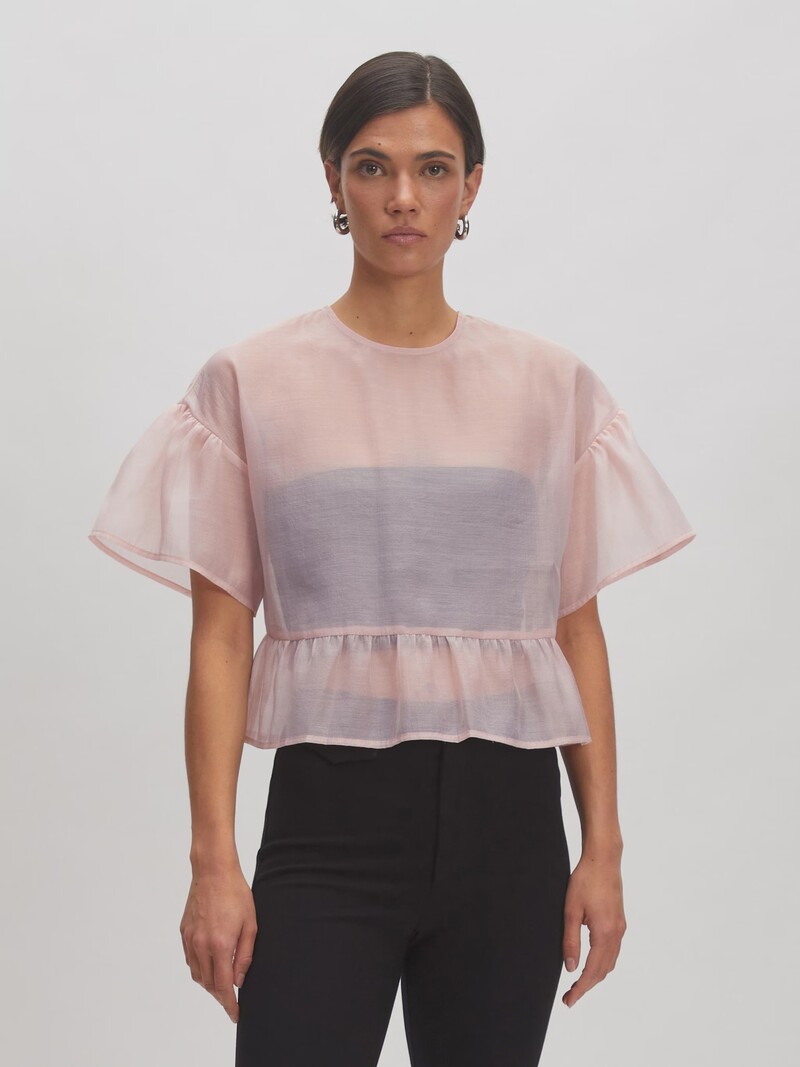 EDITED Tuala Blouse Blush Pink