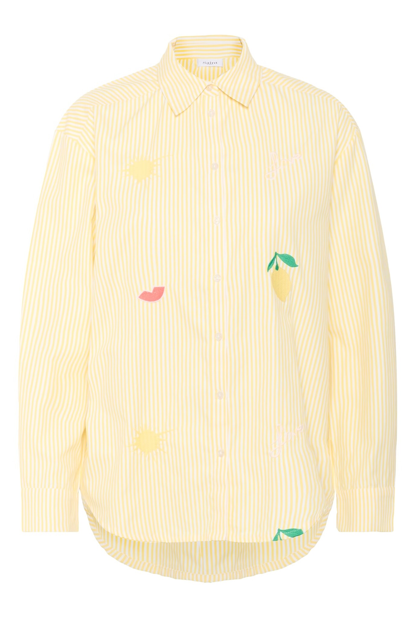 SAINT TROPEZ ZyttaSZ Shirt Lemon Ice Stripe