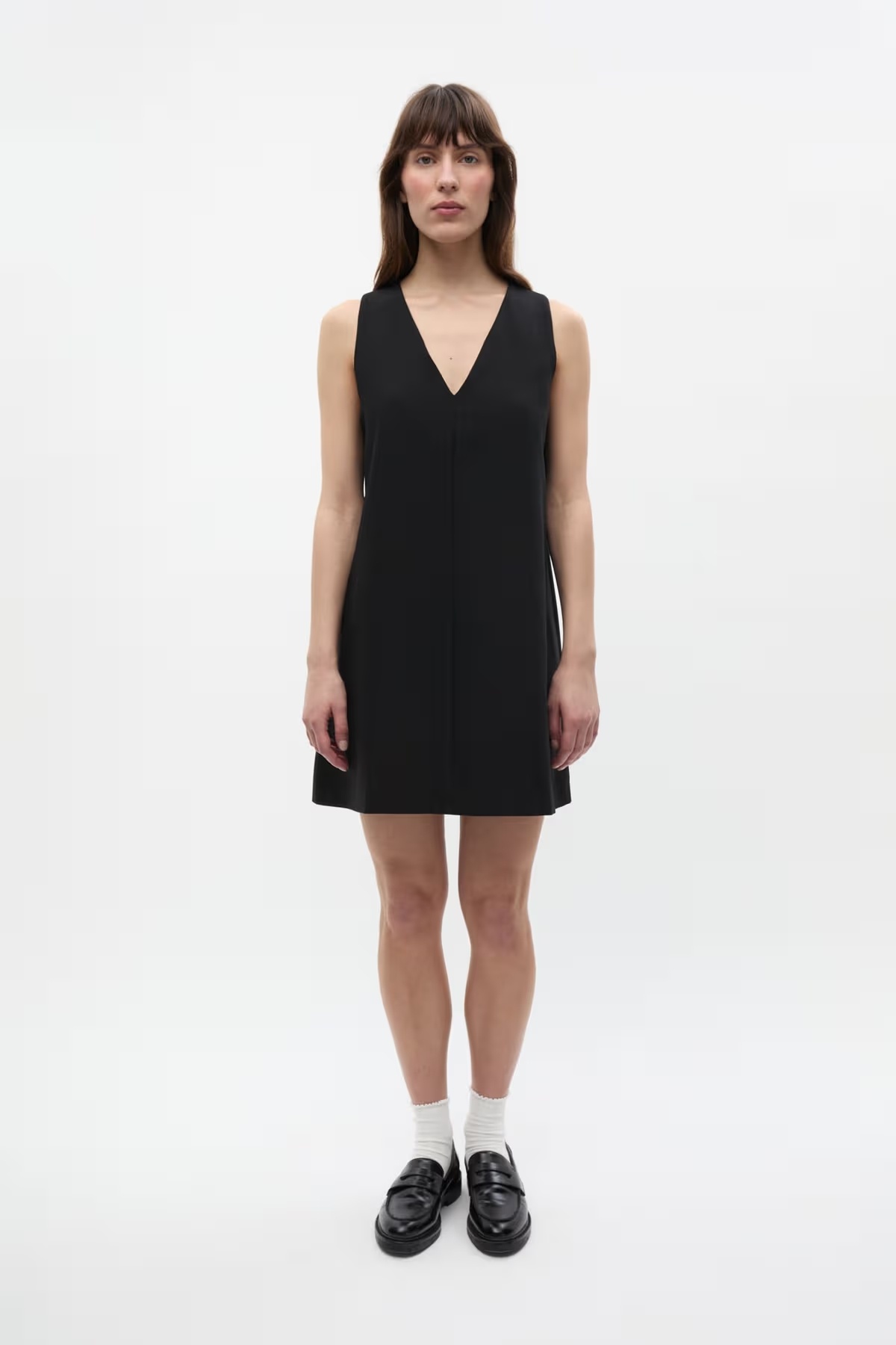 ENVII Enwood Dress Black V-Neck