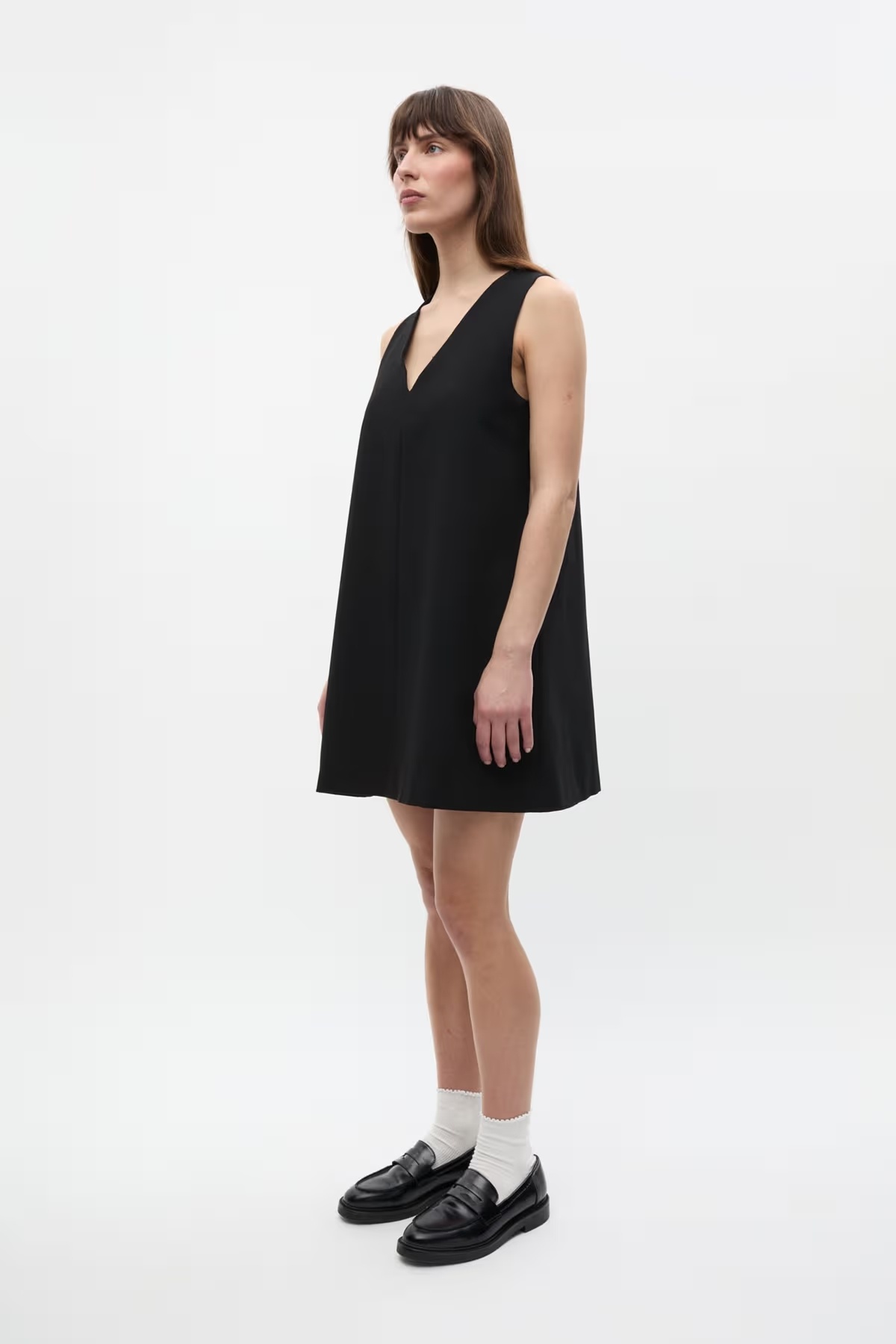 ENVII Enwood Dress Black V-Neck