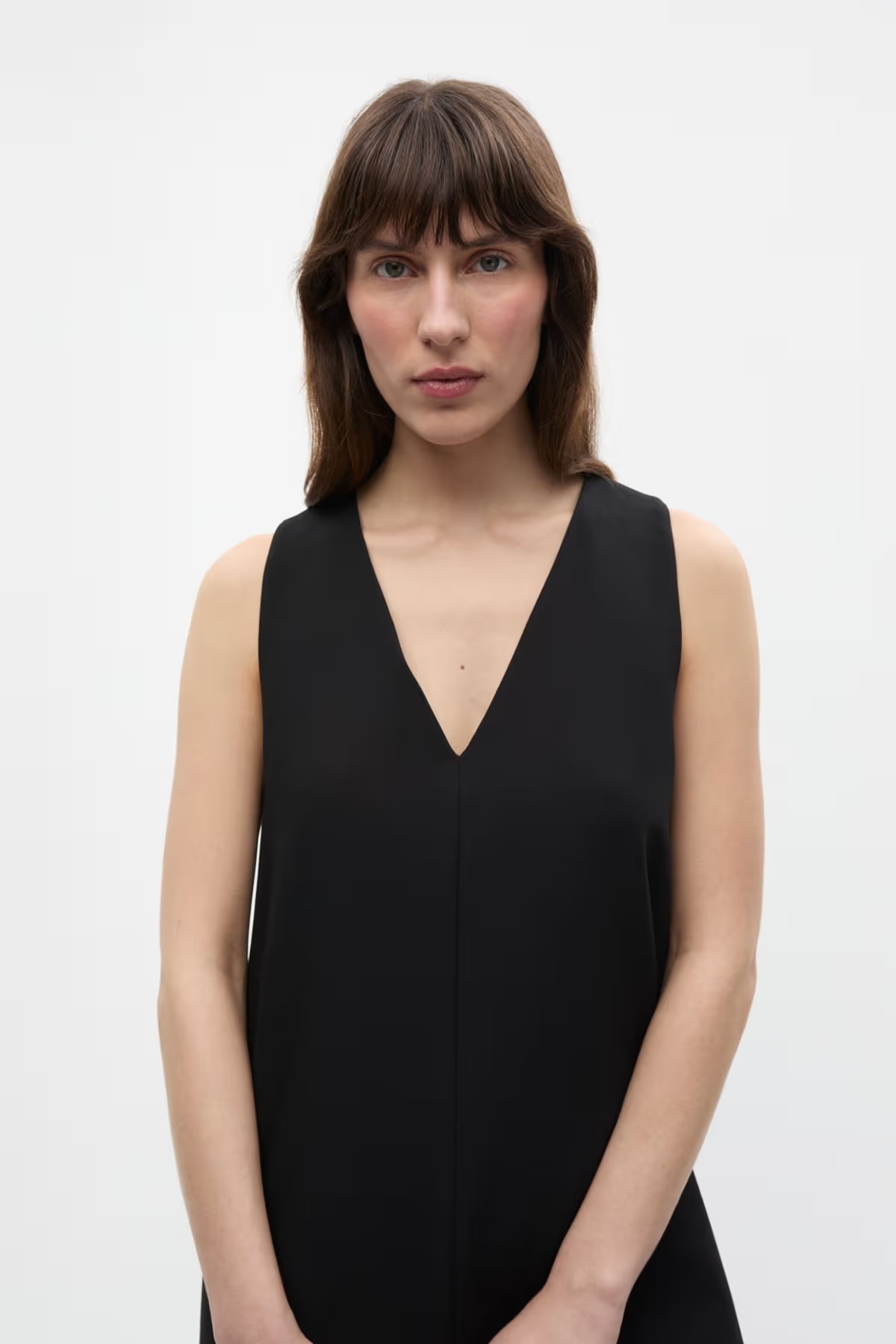 ENVII Enwood Dress Black V-Neck