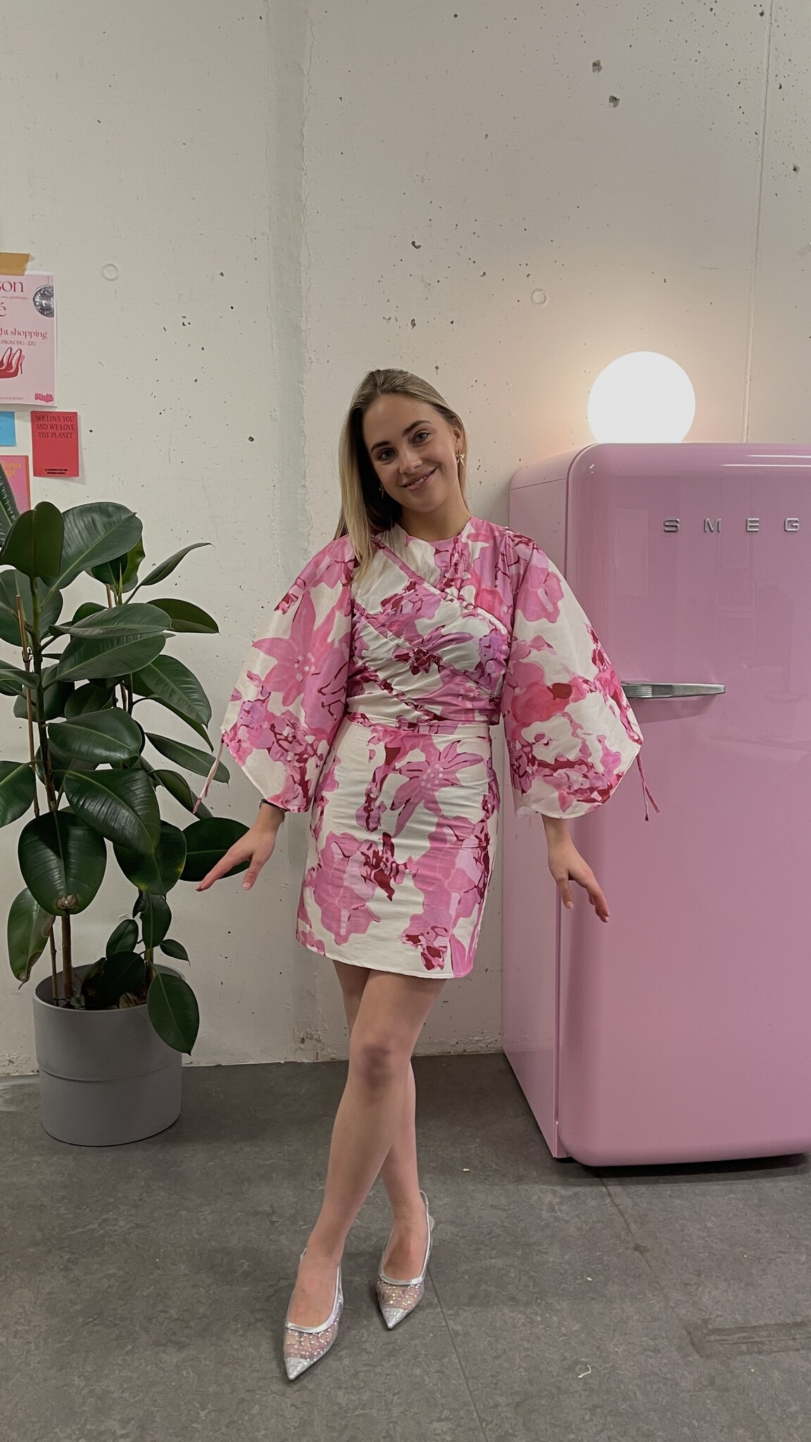 LAAGAM Iduna Flora Short Dress