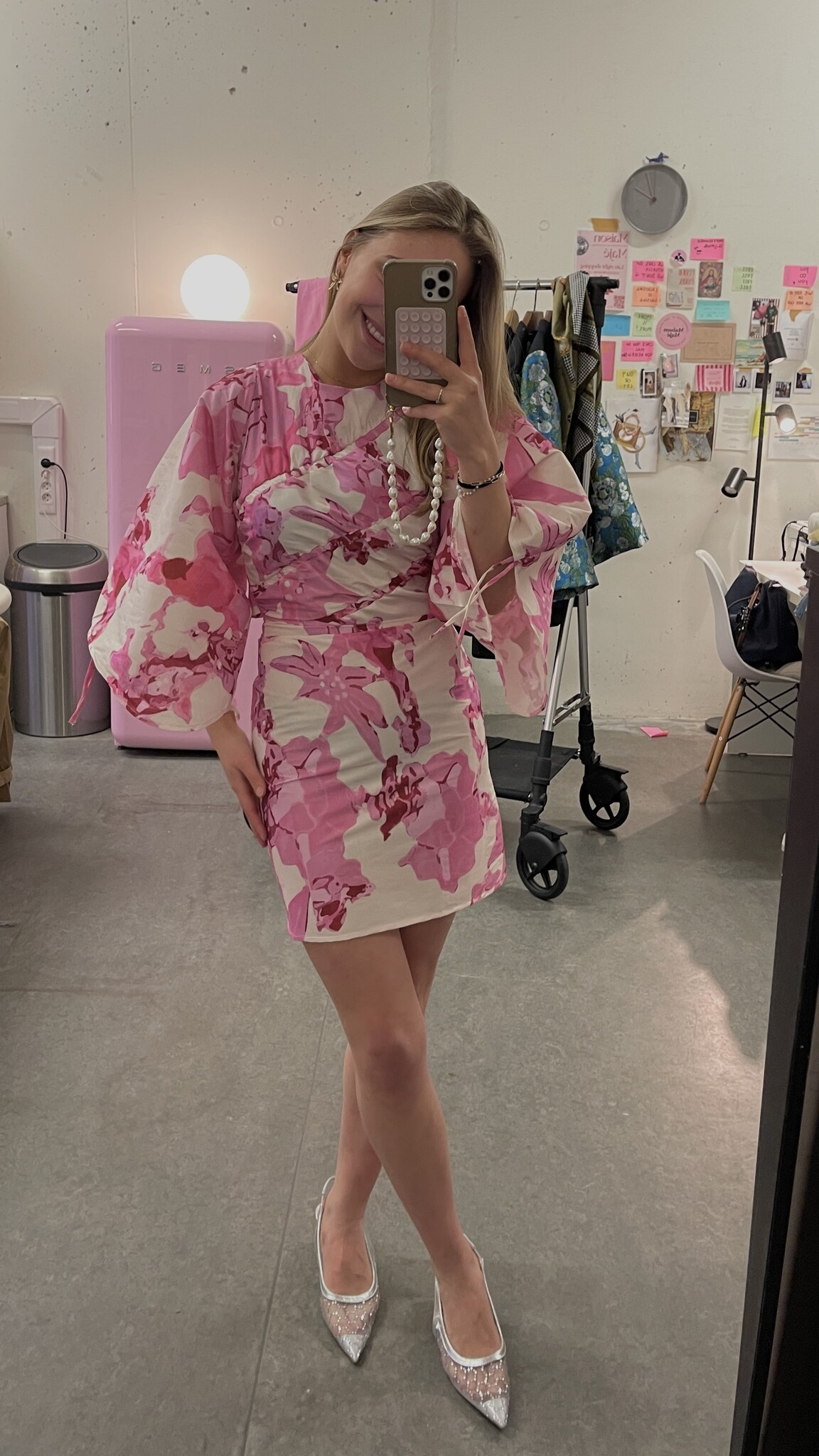 LAAGAM Iduna Flora Short Dress