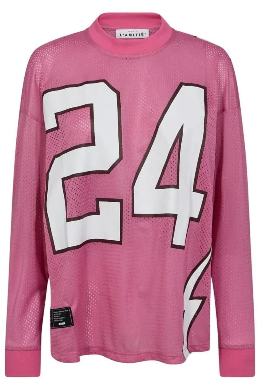 L'AMITIE American Football Ls Tee Bubblegum