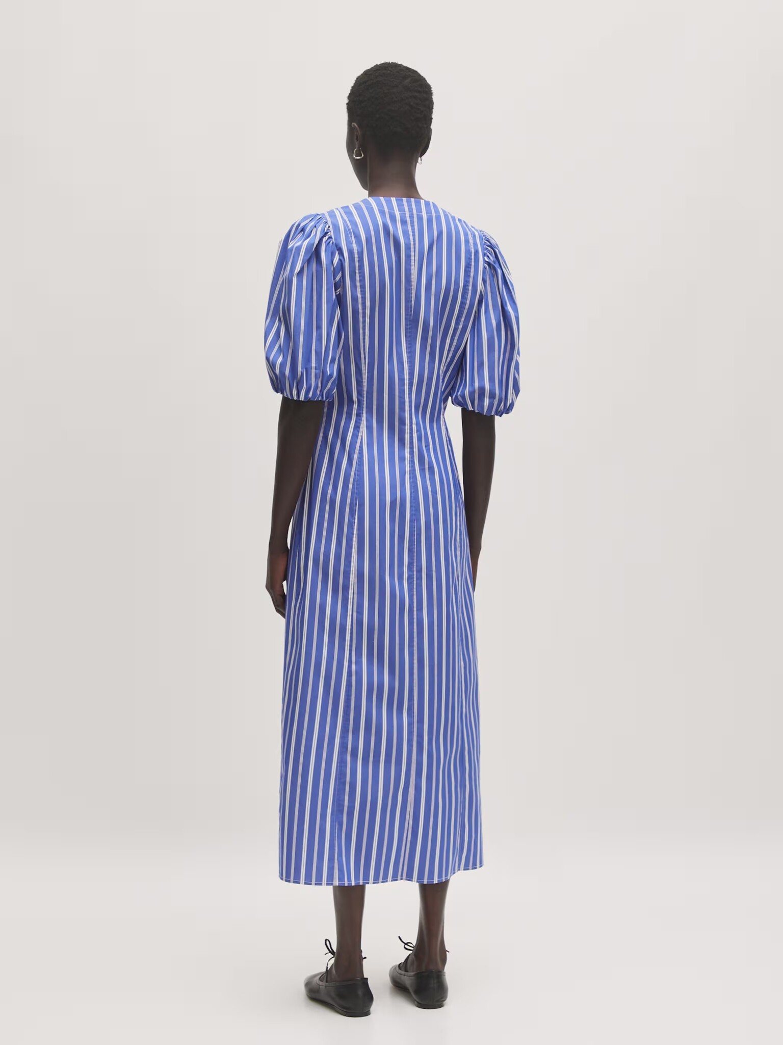 EDITED Lina Dress Blue White Striped