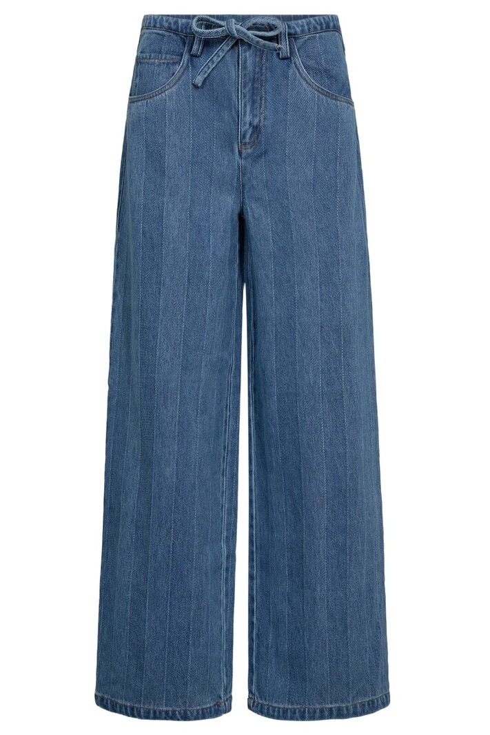L'AMITIE Hering String Tie Jeans Bleached