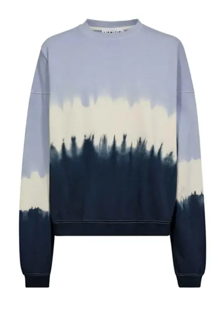 L'AMITIE Dip Dye Sweater Blue