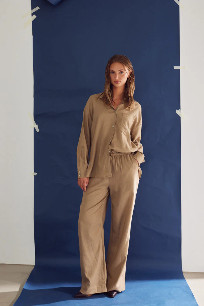 NOELLA Samira Pants Timber Brown