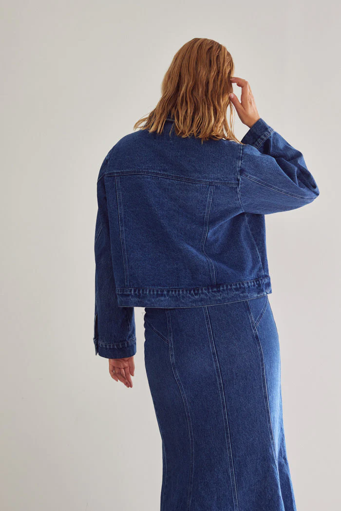 NOELLA Lyric Jacket Blue Denim