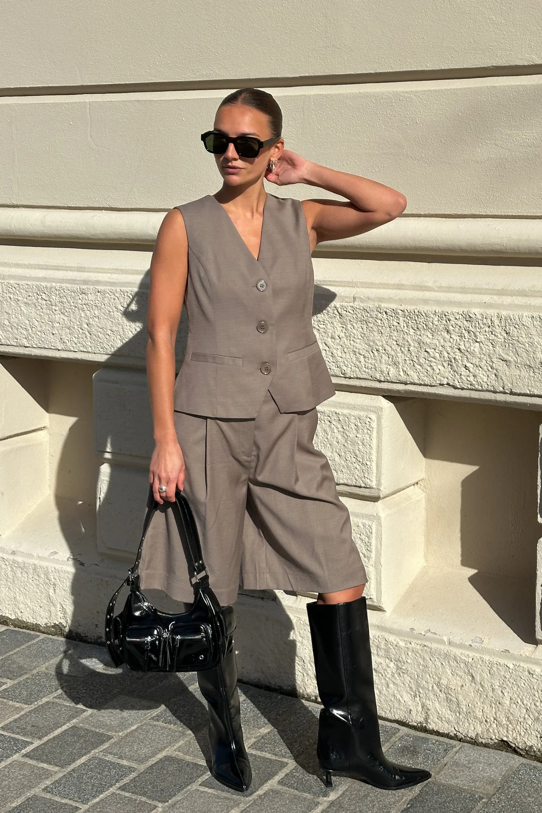 NOELLA Kasaundra Vest Timber Brown