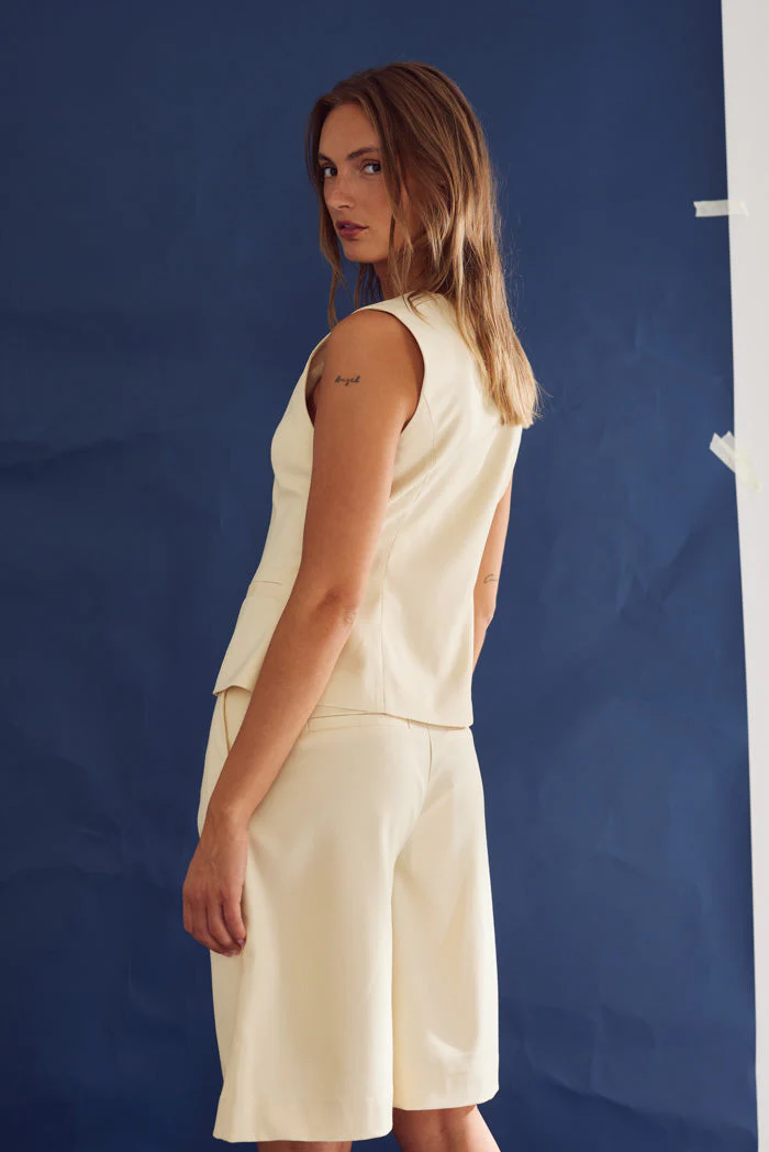 NOELLA Kasaundra Vest Butter Yellow