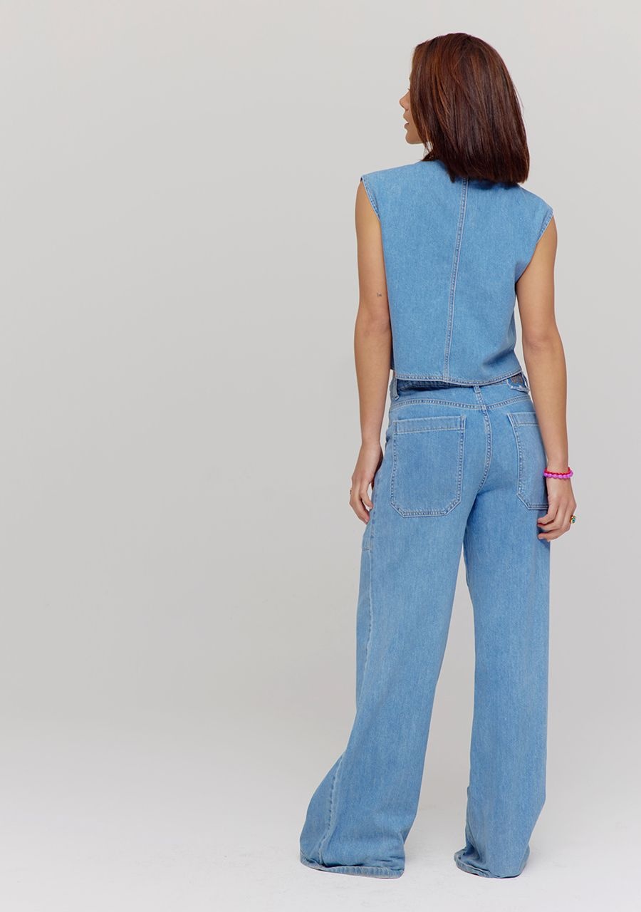 HARPER & YVE Gilly Gilet Lexie Mid Blue