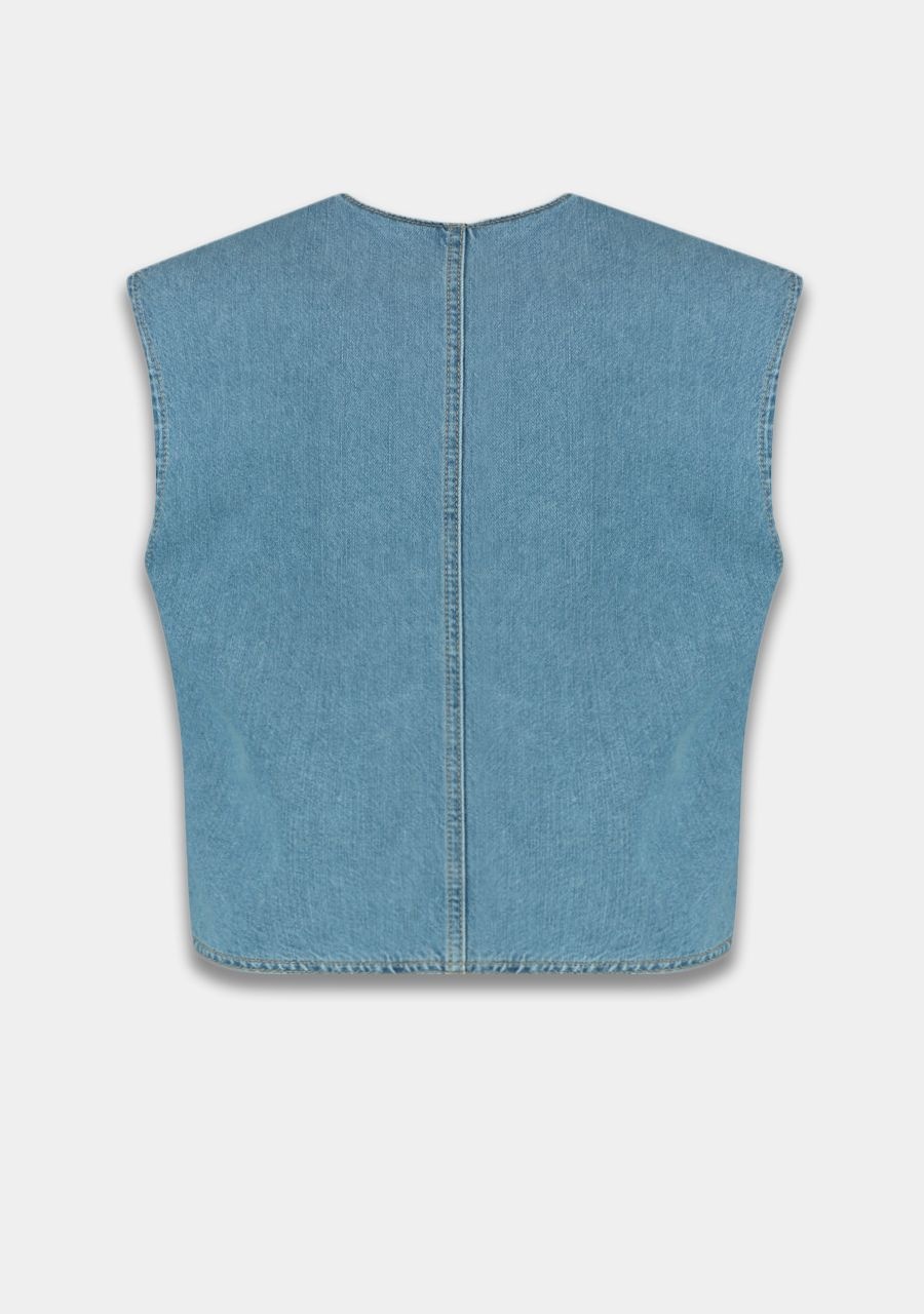 HARPER & YVE Gilly Gilet Lexie Mid Blue