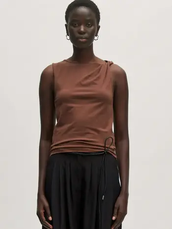 EDITED Wiebke top Chestnut