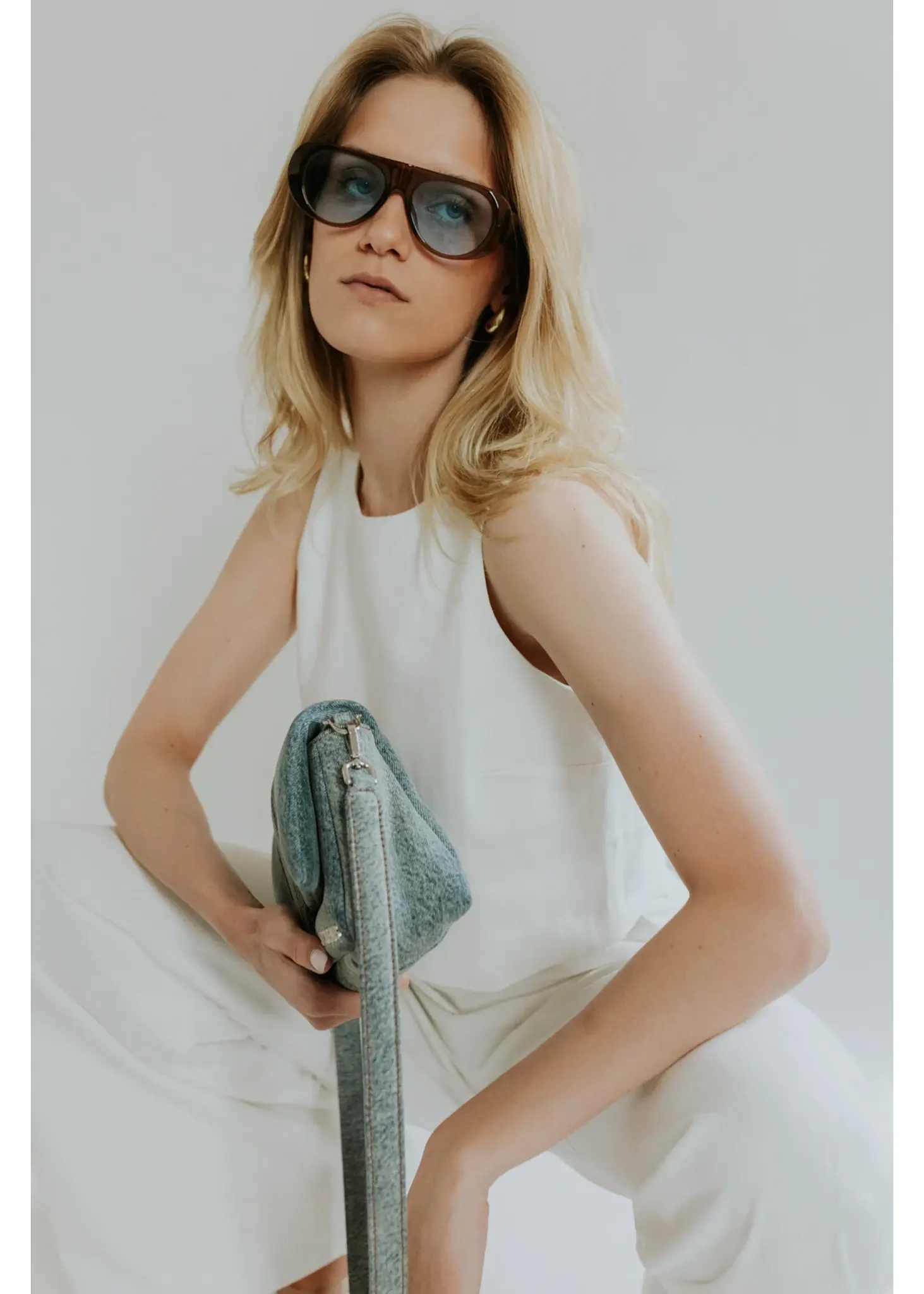 GISELE Nora Top White