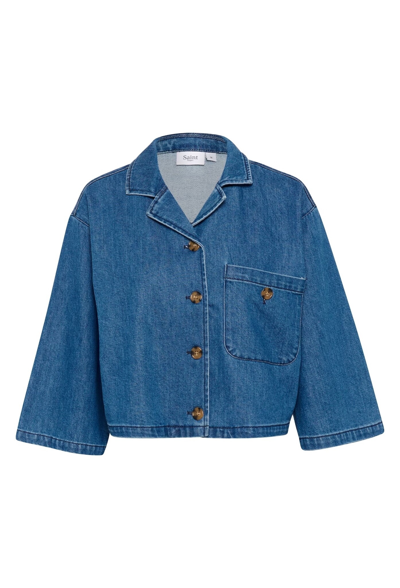 SAINT TROPEZ KayoSZ Shirt Medium Blue Denim