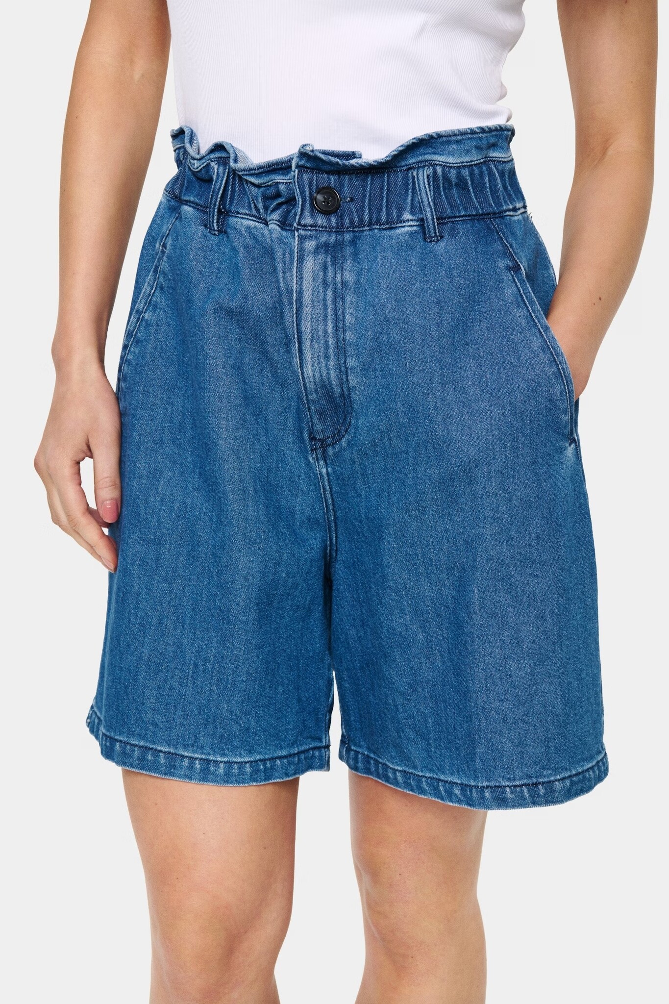 SAINT TROPEZ KayoSZ Shorts Medium Blue Denim