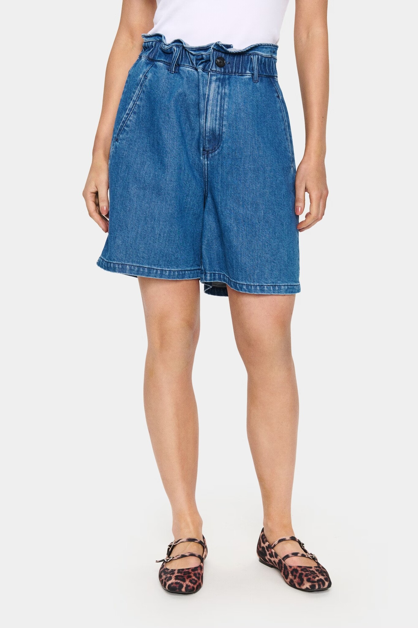 SAINT TROPEZ KayoSZ Shorts Medium Blue Denim