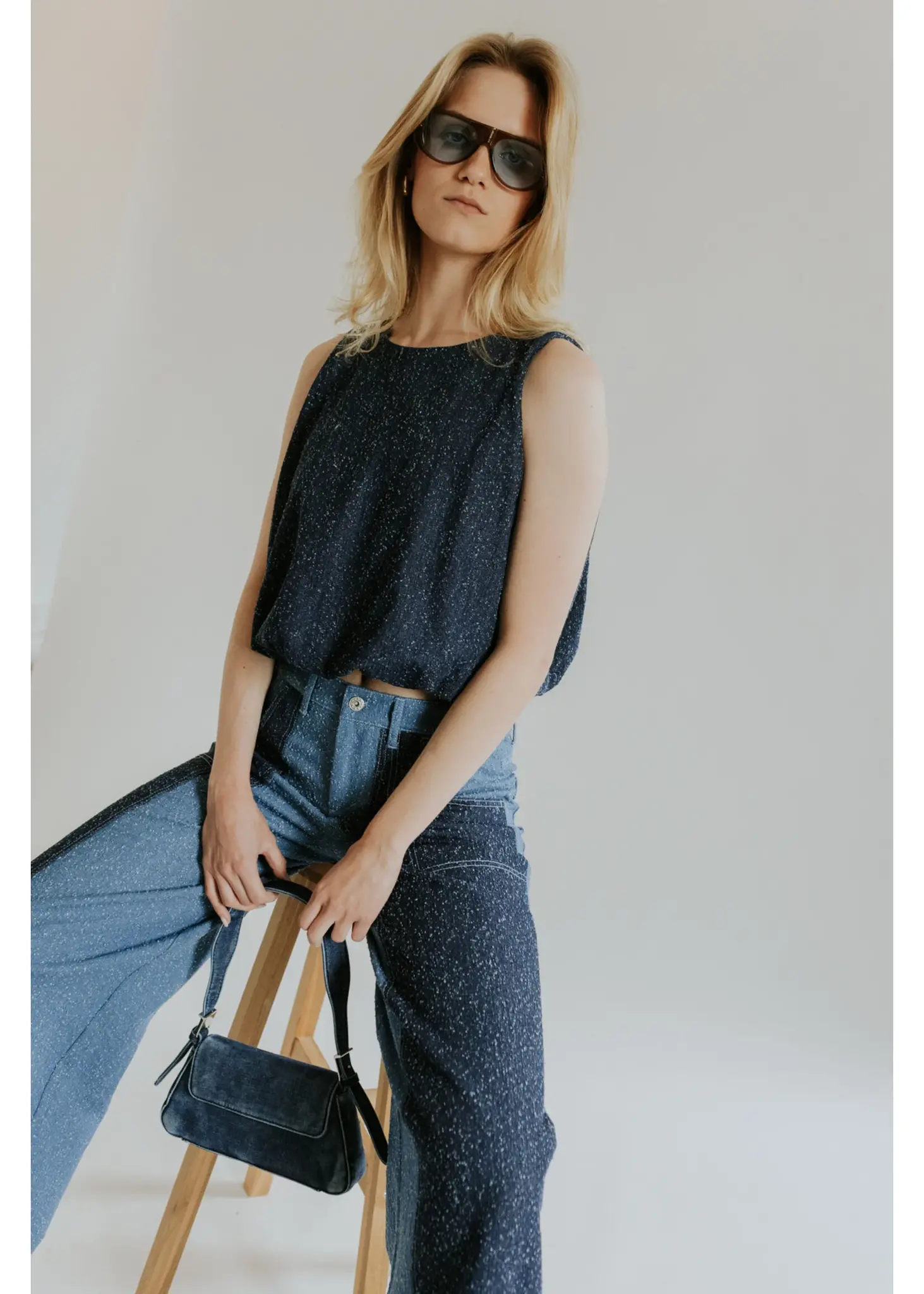 GISELE Soho Denim Top