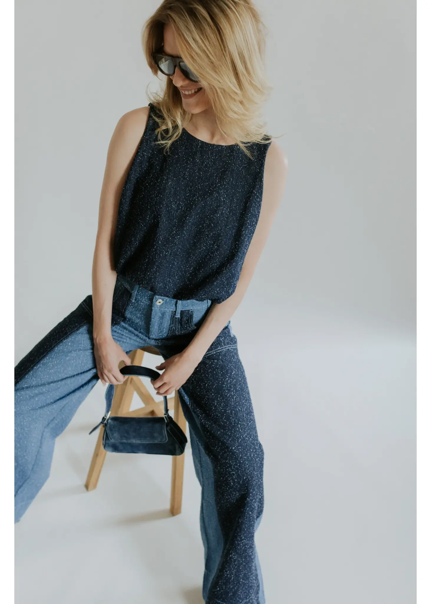 GISELE Soho Denim Top