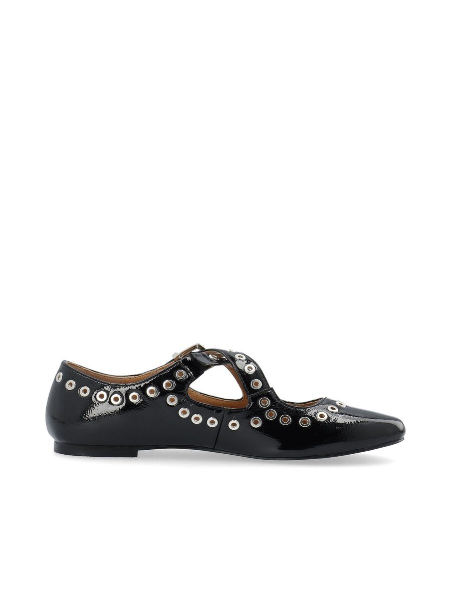 BIANCO Bialilja Cross Mary jane Studded faux Leather