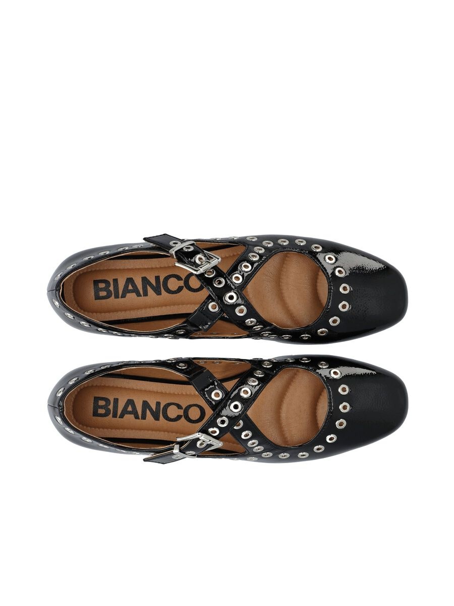 BIANCO Bialilja Cross Mary jane Studded faux Leather