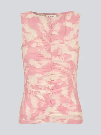 MODSTROM NimraMD Print Top Graphic Zebra Pink