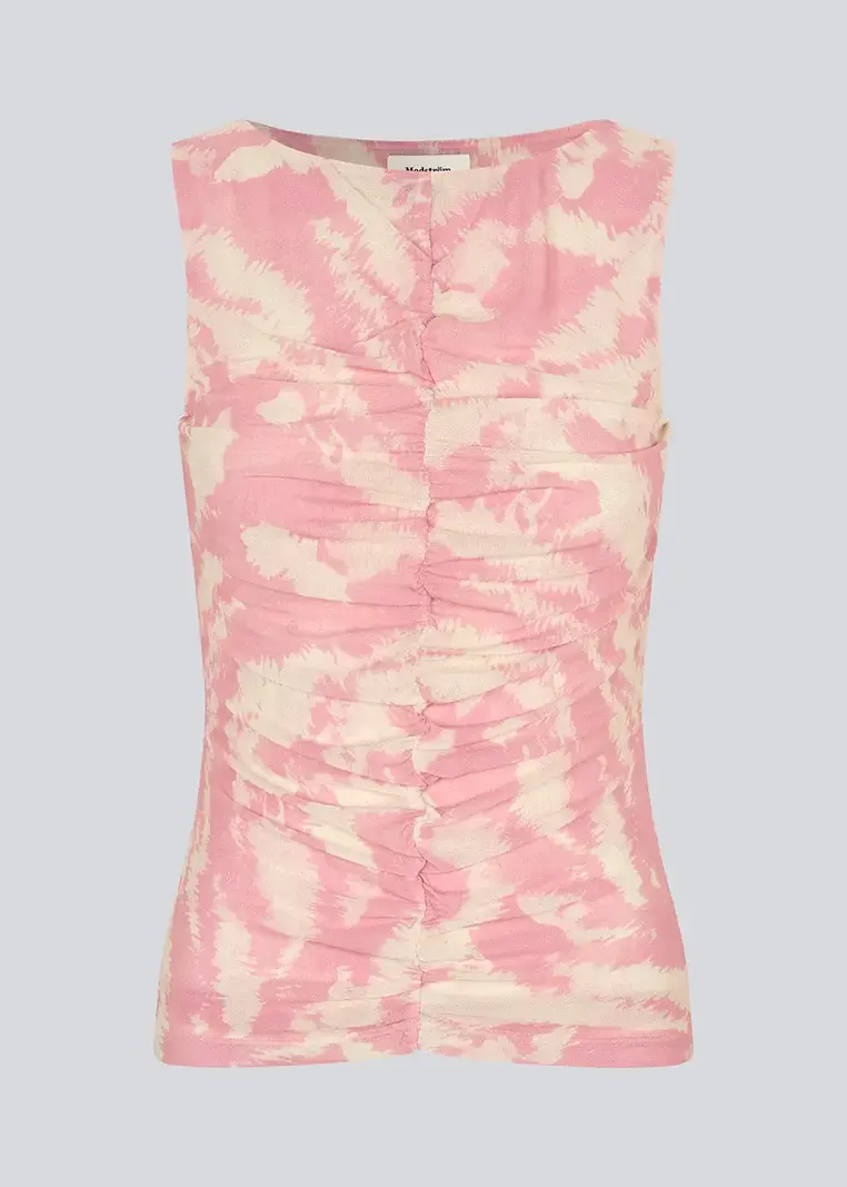 MODSTROM NimraMD Print Top Graphic Zebra Pink