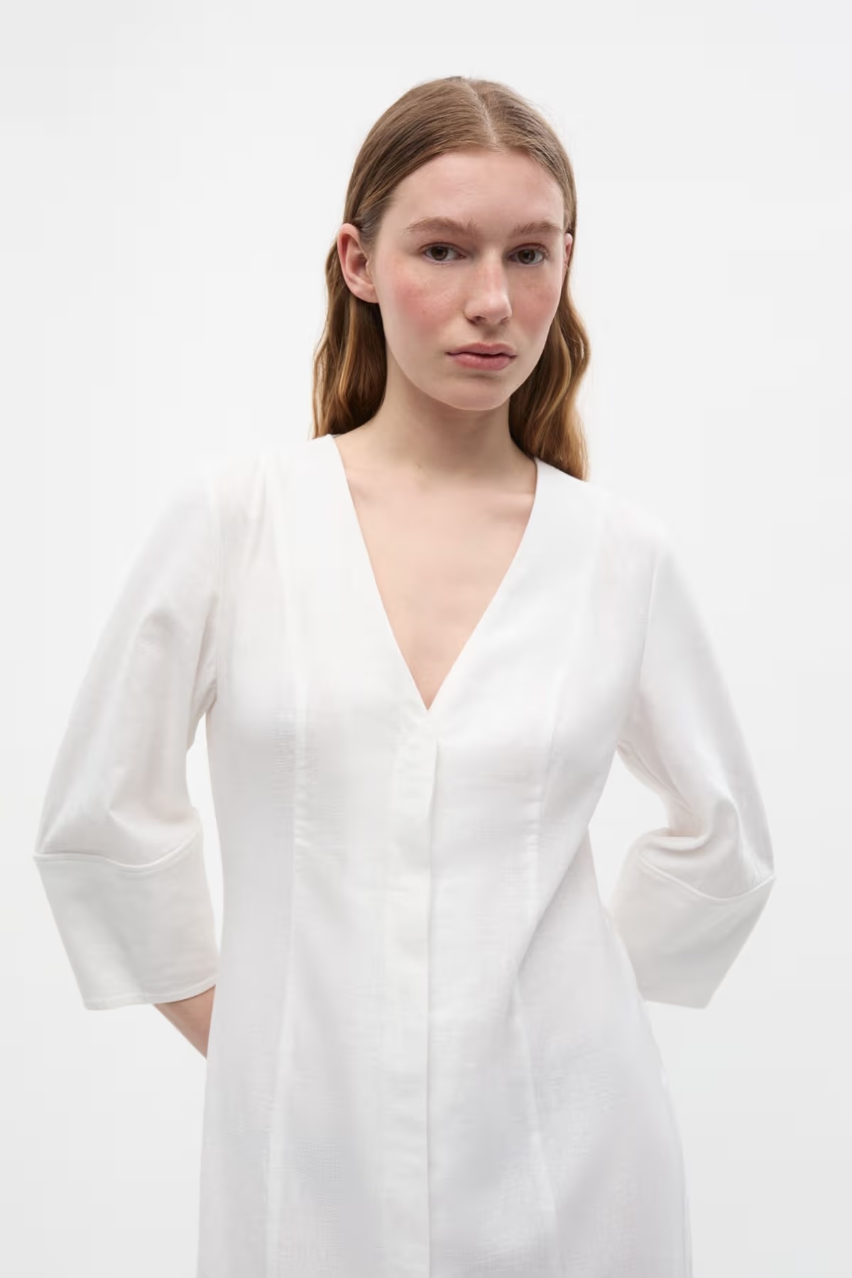 ENVII Encroydon SS Dress Bright White